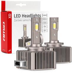 AMiO Becuri LED auto far, XD D1S D1R, Canbus, 70W, 8600Lm, 6500K, 12 24V, Racire Activa, Rotire 360 grade (03310)