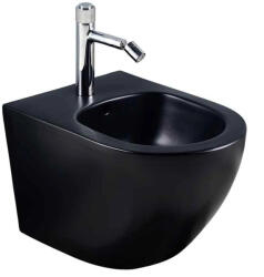 Fluminia Ricci Bideu suspendat 36x49 cm, negru mat (M203BBM)