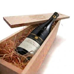 Cellier des Princes Pachet Cadou Cutie Lemn Personalizata Vin Rosu Cellier des Princes Grande Réserve Côtes du Rhône Rouge 14.5%, 0.75L