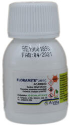 Upl Floramite 240 SC - Acaricid de Contact - Tomate, Ardei, Castraveti, Capsuni - Acarianul Rosu si Stacojiu, UPL 50ML