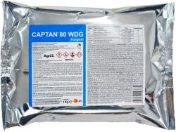 Upl Captan 80 WDG - Fungicid Contact Captan 80% - Rapan, Mana, Monilioza, Patarea Cafenie - Mar, Prun, Vita de Vie, Tomate - UPL 1KG