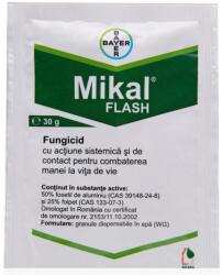Bayer Fungicid Mikal Flash 45 WG - Fosetil de Aluminiu + Folpet - Mana Vita de Vie - Bayer 30G