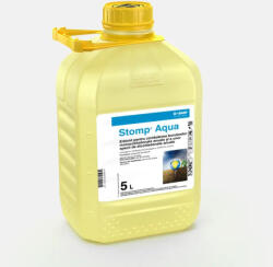 BASF Stomp Aqua - Erbicid Preemergent Selectiv cu Microcapsule - Porumb, Floarea-Soarelui, Soia, Cereale, Legume, Pomi Fructiferi, Vita de Vie - Buruieni Monocotiledonate, BASF 5L