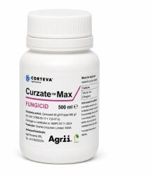 Corteva Fungicid Curzate Max - Cimoxanil 48 g/L + Folpet 480 g/L - Mană Viță de Vie - Corteva 500ML