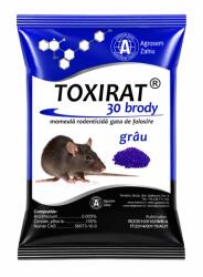 Prima-Sementi Toxirat Brody Grau - Momeala Rodenticida pe Suport de Grau, Brodifacoum 150G ALBASTRU