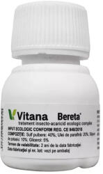 Prima-Sementi Bereta - Tratament Insecto-Acaricid Ecologic Complex - Sulf, Ulei Parafina, Sapun Potasiu, Vitana 25ML