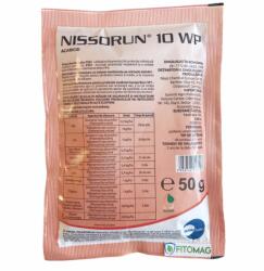 Summit agro Nissorun 10 WP - Acaricid cu Actiune Ovicida, Larvicida si Nimficida - Vita de Vie, Mar, Par, Samburoase, Legume - Paianjen Rosu, Summit Agro 50G