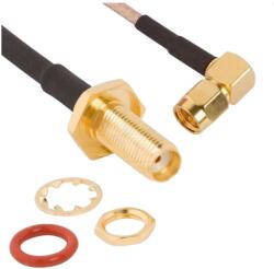 Amphenol Rf Cablu coaxial SMA tată-SMA mamă, RG316, 0, 153 m, 50 (095-902-570-006)