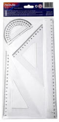 NEBULO Vonalzókészlet NEBULO 30 cm vonalzóval 4 darabos (VK-4-30)