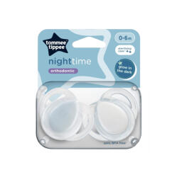 Tommee Tippee Night Éjszakai Nyugtatócumi 0-6 hó 2 db
