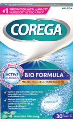 Corega Bio formula antibakteriális hatású műfogsortisztító tabletta 30 db