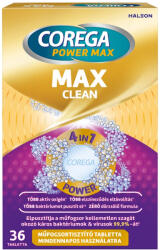 Corega Power Max 4in1 műfogsortisztító tabletta 36 db