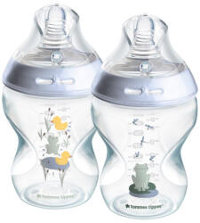 Tommee Tippee Natural Start Cumisüveg 260 ml kék 2 db