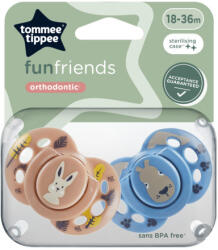 Tommee Tippee Fun friends játszócumi 18-36 hó 2 db