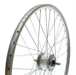 VeloGo Kerék 26" 559 Első DF. Shimano agydinamós ezüst 6V/3W