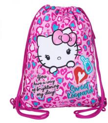 COOLPACK Hello Kitty tornazsák - 43x33 cm - pink szíves (F054035)