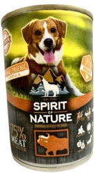 Spirit of Nature Dog konzerv Bivaly hússal 12x415g
