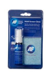 AF Tisztítófolyadék, érintőkijelzőhöz, mikroszálas kendővel, 25 ml, AF "Multi Screen-Clene