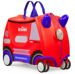 Trunki Glide - Frank, a tűzoltóautó gyermek bőrönd (TRU-SUI-WW-FR-CW)