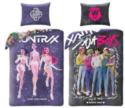 Halantex K-pop Demon Hunters ágyneműhuzat szett - Huntrix (DSYAT7KKPO-BL) (DSYAT7KKPO-BL)
