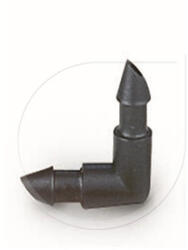 Rain Bird 7/4 mm-es spagetticső könyök (292521---XPD2204)