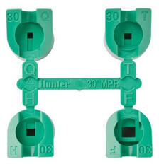 Hunter Rotoros fúvóka készlet PGP Ultra MPR-30 90°, 120°, 180°, 360° 1, 7-4, 5bar 8, 8-9, 1m ZÖLD (331116---MPR-30-for-PGP-Ultra--I-20)