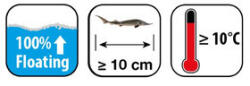 Ubbink HEIKO - Sturgeon Energy haltáp 3mm, 1 l (1373216---1373216)