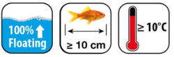 Ubbink Fish Mix - Haltáp Multicolor Pellet 4 mm, 15 l (1373200---1373200)