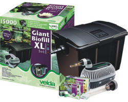 Velda Giant Biofill XL szett 60000, 60 m3 vízhez (2 x 36 W UV-C, 15000 l/H High-Stream) (126408---126408)