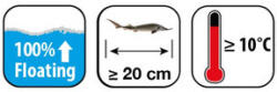 Ubbink HEIKO - Sturgeon Energy haltáp 6mm, 3 l (1373217---1373217)