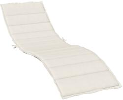 vidaXL melange krémszínű szövet napozóágy párna 200 x 60 x 4 cm 1.45 kg (4002511)