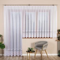 Markizeta Jacquard függöny, Felszerelésre kész, Modesta modell, 200x250 cm, Marquise, Fehér (017173/FBP/001/200250/1)