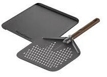Electrolux PizzaExpert szett - öntöttvas sütőtálca (35x35), pizzalapáttal (E9OOPE01)