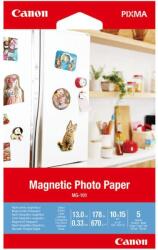 Canon Magnetic Photo Paper 3634C002, 670 g/m2, 10x15cm, 5 db, fényes, fehér, fotópapír (3634C002)