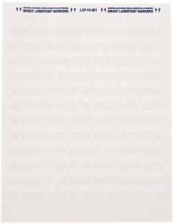 Brady LAT-15-361-5 / 029740, LaserTab lézernyomtatható címkék, 12.70 mm x 19.05 mm (29740)