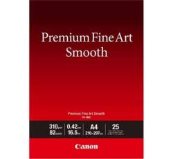Canon Premium Fine Art Smooth 1711C011, 310 g/m2, A4, 25 db, matt, tintasugaras, fehér, fotópapír (1711C011)