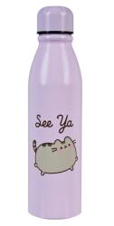 Undercover Pusheen termosz, Undercover, alumínium, 600 ml, 65 x 240 mm, lila (PUSE9897)