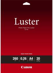 Canon Photo Paper Pro Luster 6211B006, 260 g/m2, A4, 20 db, fényes, tintasugaras, fehér, fotópapír (6211B006)