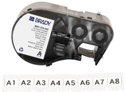 Brady M4C-375-422 / 170730, 9.53 mm x 7.62 m, Poliészter, fekete nyomtatás / fehér háttér (170730)