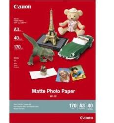 Canon Matte Photo Paper MP-101 7981A008, 170 g/m2, A3, 40 db, matt, tintasugaras, fehér, fotópapír (7981A008)