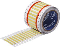 Brady HX-187-2-YL-2 / 117025, PermaSleeve hőre zsugorodó jelölőhüvelyek, 25, 40 mm x 8, 50 mm (117025)