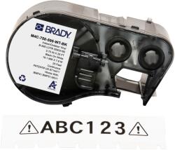 Brady M4C-750-403 / 170723, 19.05 mm x 7.62 m, Papír, fekete nyomtatás / fehér háttér (170723)