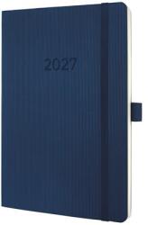 Sigel Naptár, A5, heti, 2027, puha borító, SIGEL „Conceptum, éjkék (SIC2632)