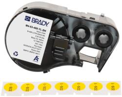 Brady M4-83-499-YL-BK / 170801, 12.70 mm, Nylon, fekete nyomtatás / sárga háttér (170801)