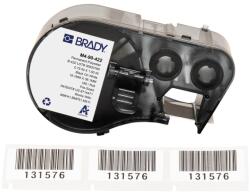 Brady M4-90-422 / 170736, 19.05 mm x 38.10 mm, poliészter, fekete nyomtatás / fehér háttér (170736)