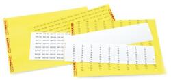 Partex PF-07533KT9 címkék, 7, 5 x 33 mm, fehér, 100 db, A4, 1 lap (PF-07533KT9)