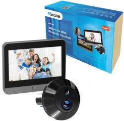 Secutek Vizor de ușă WiFi Secutek SRT-PD10-B