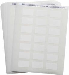 Brady LAT-24-747-1 / 029757, LaserTab lézernyomtatható címkék, 44.45 mm x 25.40 mm (29757)
