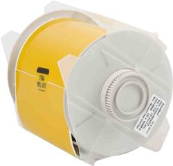 Brady GlobalMark Vinyl B595 SÁRGA 100MM / 113114, címkék, GlobalMark beltéri/kültéri vinilszalag, 100.00 mm x 30 m (113114)