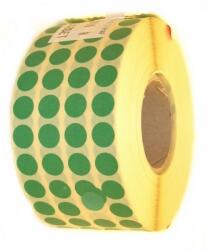  Etichete rotunde 10 mm verzi 17320 bucati/rola ET10X10/17320V